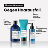 L'Oréal Professionnel Strengthening Serum mot håravfall, För fylligare och starkare hår, Aminexil Advanced Anti-Hair Loss Activator Serum, 90 ml Hårvård Naty Shop