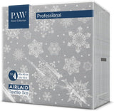 PAW - Airlaid servetter (40 X 40 Cm) I 50 delar I Perfekt för jul, vinter, helgdagar I Julaftons bordsdekorationer I Airlaid tygliknande servetter Vintergrenar I Vintergrenar