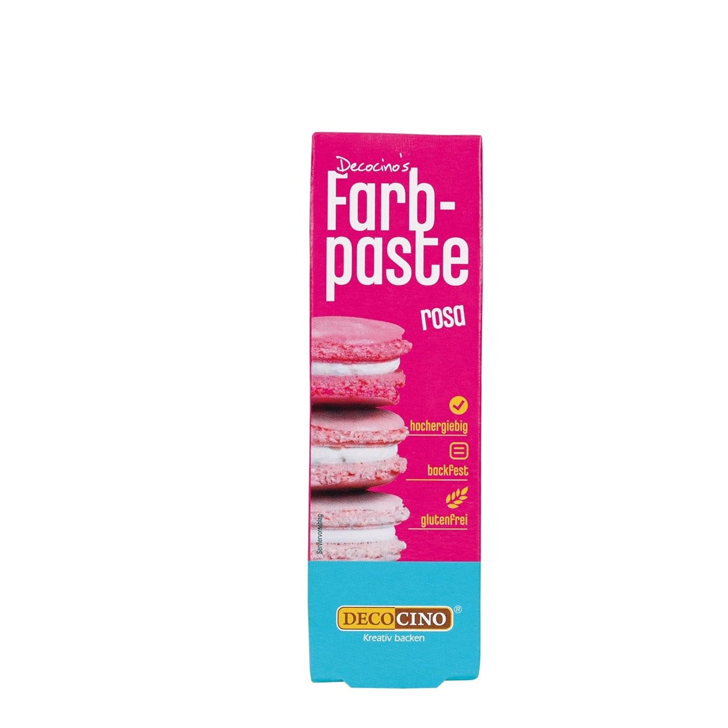 DECOCINO rosa färgpasta - 20 g - Livsmedelsfärg, perfekt för att färga tårtor, fondant och krämer - Fri från azofettsyror och gluten