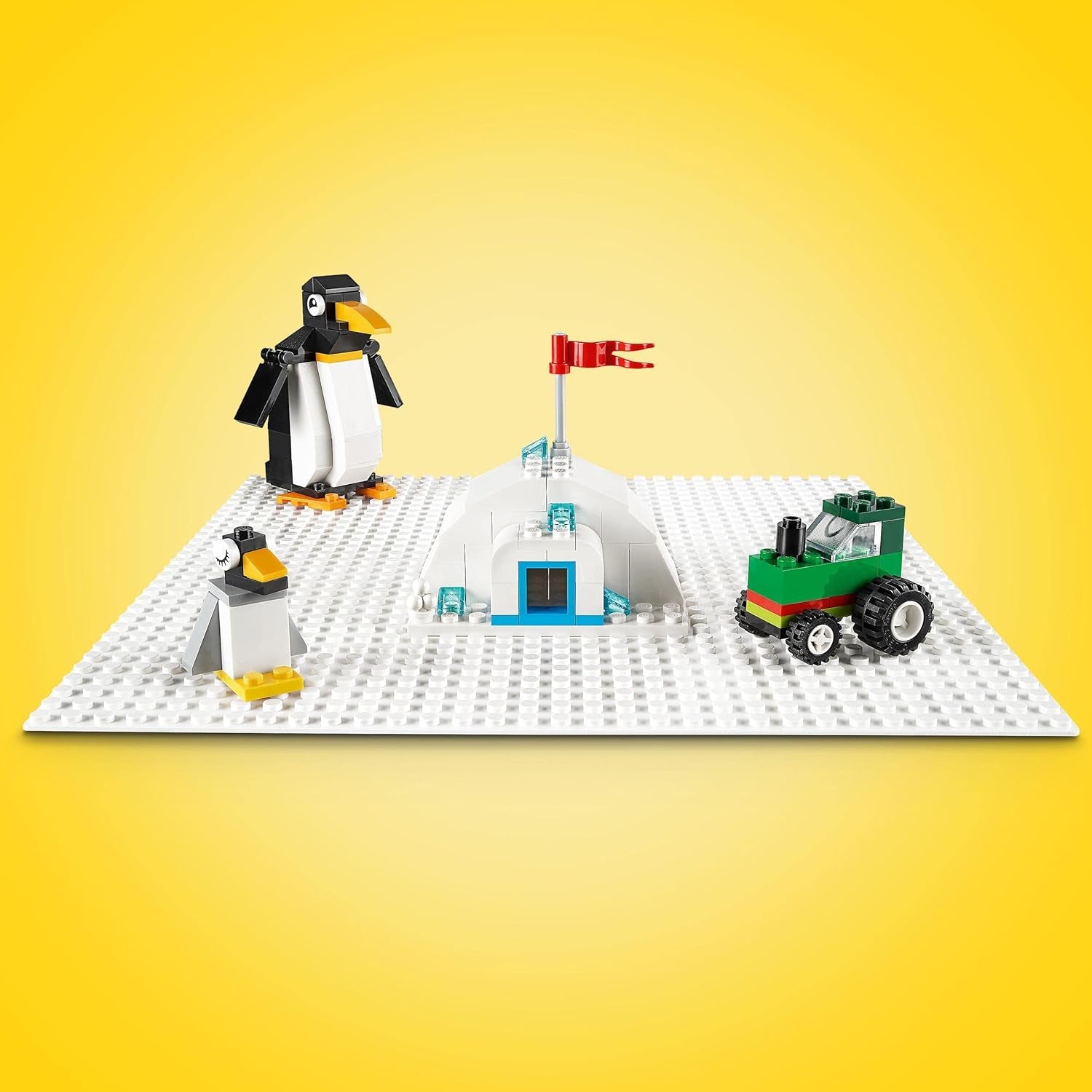 LEGO 11026 klassisk vit byggkloss fyrkantig bottenplatta med 32X32 fördjupningar som grundset Byggset för byggleksaker Besuche den LEGO-Store