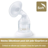 NUK Nature Sense dubbel elektrisk bröstpump | Med batteri, LCD-display 2X behållare för bröstmjölk på 150 ml Tillbehör Mat och Amning Bebe Naty Shop