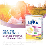 BEBA Expert HA 2 Tillskottsmjölk efter 6 månader, barnmat med hydrolyserat protein, endast laktos, palmoljefri, förpackning om 6 (6 x 550 g) Naty Shop