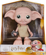 Wizarding World Harry Potter - Dobby House Elf Interactive Doll med 30+ ljud, meningar och rörelser, tysk-italienska, leksak för 6 år gammal, Fanartikel Dolls Naty Shop Standardtitel