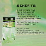 John Frieda - Deep Cleanse & Repair Mask / Treatment - Innehåll: 250 ml - Med hampfröolja + närande avokado - Lugnande hårmask för skadat hår Naty Shop hårmask