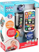 My Duo High-Tech Phone + Key - En mycket realistisk telefon och nyckel. - Leksak för flera lärandeprojekt från 12 månader Bebe Naty Shop Toys