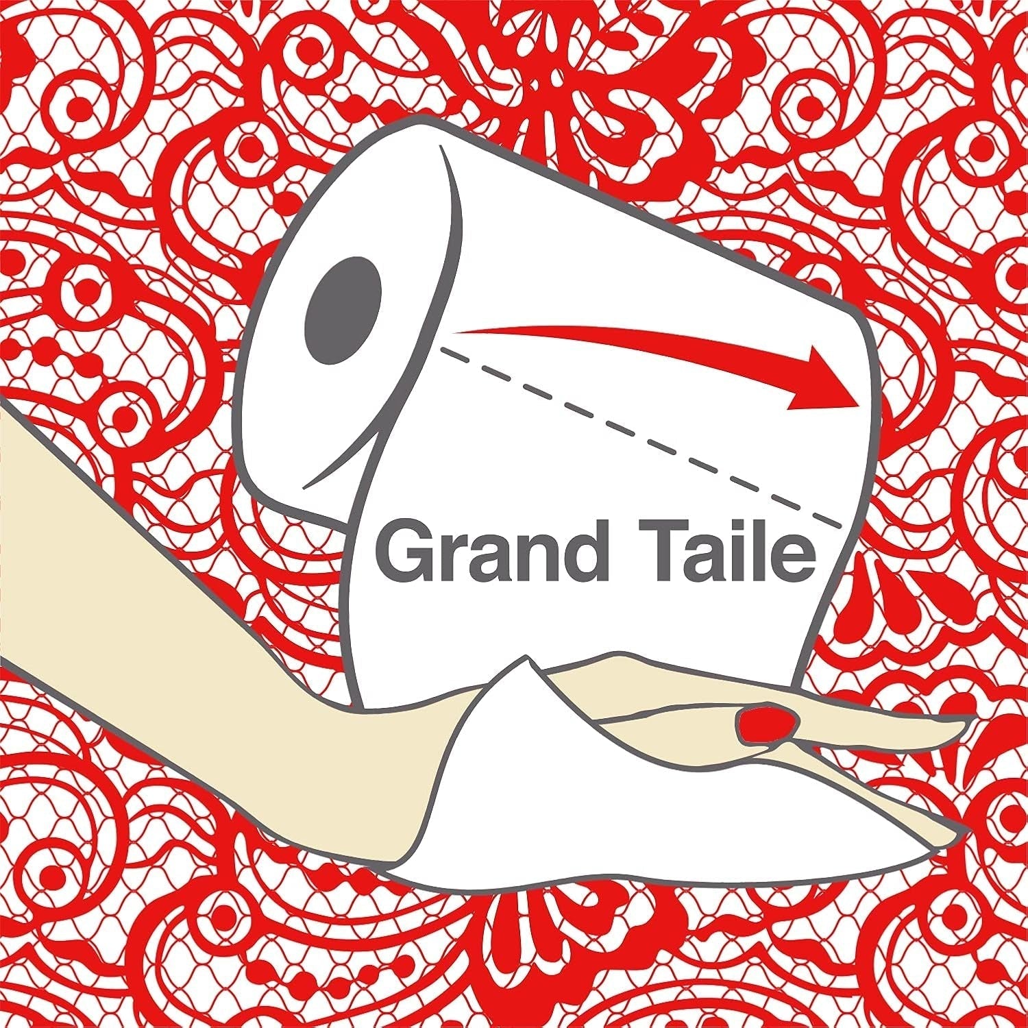 Toalettpapper Renova Renova Grand Royal 4-lagers - 6 rullar, stor (pack med 5)