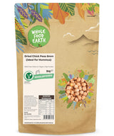 Wholefood Earth Kikärter, 8 mm (perfekt för hummus), icke-GMO, naturliga, vegan, mjölkfria, utan tillsatt socker, 2 kg