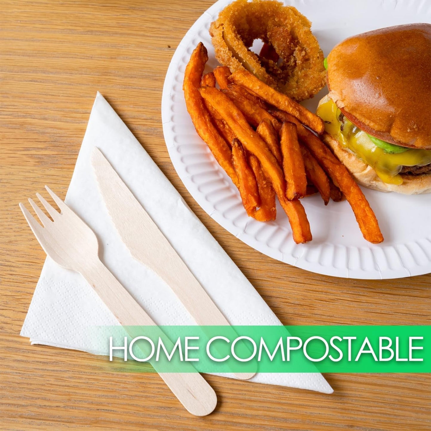 Table Kind 100 White Soft Napkins in Bulk, High Quality Napkins for Party, Catering and Daily Use, FSC, Sustainable and Recyclable, Made in EU | 2Ply | 33 cm
