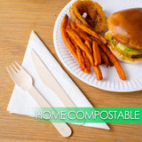 Table Kind 100 White Soft Napkins in Bulk, High Quality Napkins for Party, Catering and Daily Use, FSC, Sustainable and Recyclable, Made in EU | 2Ply | 33 cm