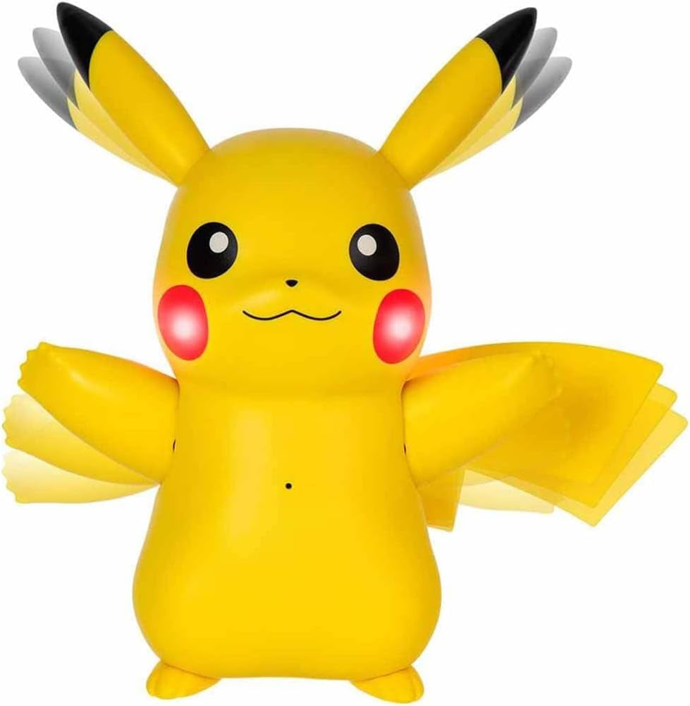 Pokémon PKW3330 - Deluxe My Partner Pikachu, officiell Pikachu med ljus, ljud och rörelse Actionfigurer Naty Shop