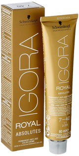 Igora Royal Absolute Age Blend Hårfärg, 7-560 Medium Golden Chocolate Blond, 60ml Naty Shop Hårfärg 7-40 Medium Blond Natural Beige 1 G (1 förpackning)