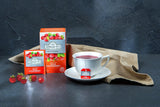 Ahmad-te - Vildjordgubb - Koffeinfritt frukt- och örtte - Jordgubb - Smakförseglade individuellt inslagna tepåsar med 2 g te per portion - 20 bandade tepåsar