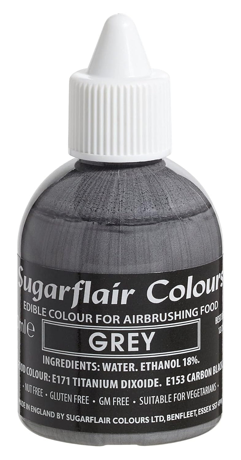 Sugarflair Deep Red Food Coloring - Ätbar flytande matfärgning, Airbrush-färg för tårtor, muffins, frosting och tårtdekorationer - 60 ml