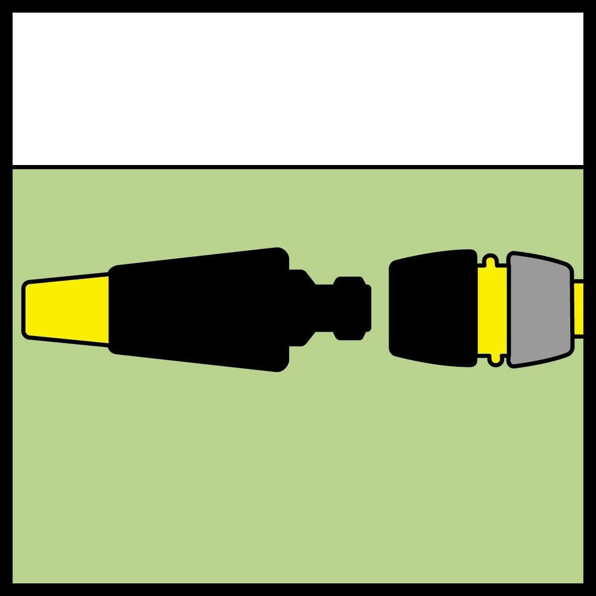 Kärcher slangkoppling 2.645-194.0 (Universal Plus, med Aqua Stop) svart, liten