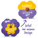 Milka Little Thank You Choklad 12 x 44 g, finmjölkgräddchoklad täckt med alpin mjölkchoklad (pack med 5)