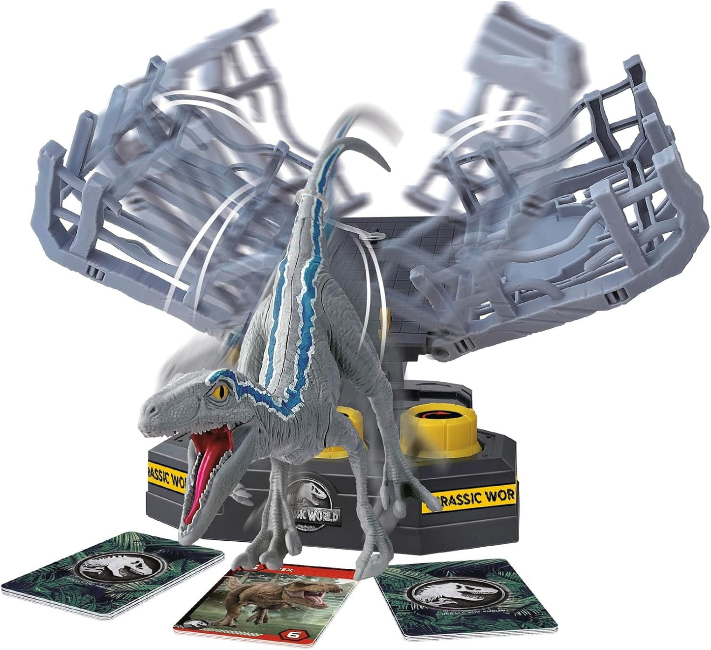 EPOCH-spel, Jurassic World - Cage Breaker, 7523, Dinosaur Toy, Brädspel för barn från 4 år och uppåt