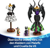 LEGO Ç€ Disney Villains The Dresses Of Maleficent And Cruella De Vil - Leksak för pojkar och flickor från 9 år - Inkl. 2 minidockor och 2 djurfigurer - Födelsedagspresent till fans 43262 Byggset Besuche den LEGO-Store