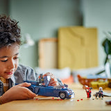 LEGO DC Batman: Batman in the Batmobile vs. Harley Quinn och Mr Freeze tecknad leksaksbil för barn Present för pojkar och flickor 8 år gamla 76274 Byggset Besuche den LEGO-Store
