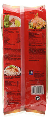 Aroy-D Risnudlar Glutenfria 3 mm förpackningar (1 förpackning x 375 g)