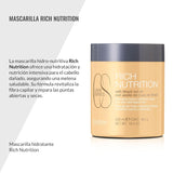 Fuktgivande hårmask - Rik näring - 500 ml - torrt och skadat hår - med brasilienötsolja - ger näring och intensiv återfuktning av håret, reparerar Naty Shop Hair Mask