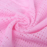 Familjesängkläder Rosa cellfilt för dubbelsäng, bomull, vändbart stort överkast, lätt, termiskt, mjukt, traditionellt cellfilt, 230 X 230 cm täcken och täcken Naty Shop Rose dubbelsäng (230x230 cm)