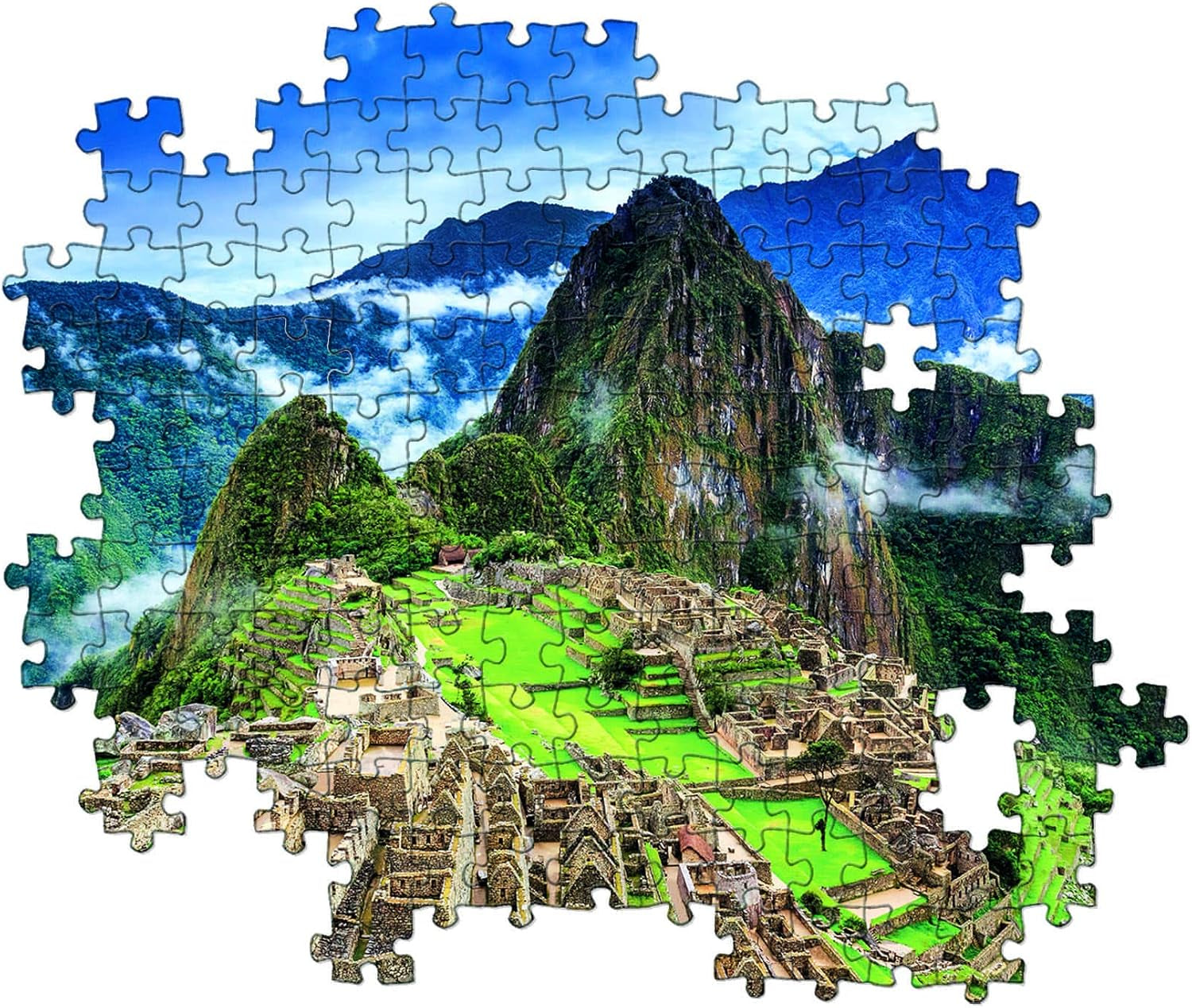 Clementoni 39604 Machu Picchu - Pussel 1000 bitar från 9 år, Färgglatt pussel för vuxna med djärva färger, Skicklighetsspel för hela familjen, Trevlig presentidé Puzzle Naty Shop