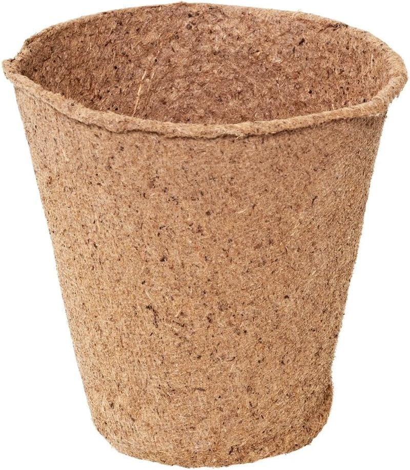 Dehner krukor för plantor, runda, Ø 6 cm, 96 st, bruna