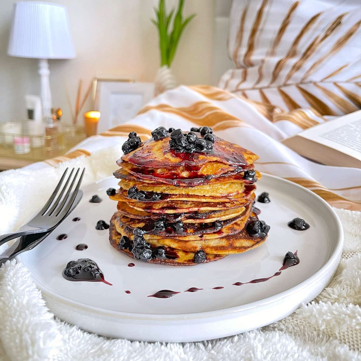 Bett'R Pancake Mix, ekologisk, vegansk och glutenfri bakmix, 6 x 400 gram Kitchen Naty Shop