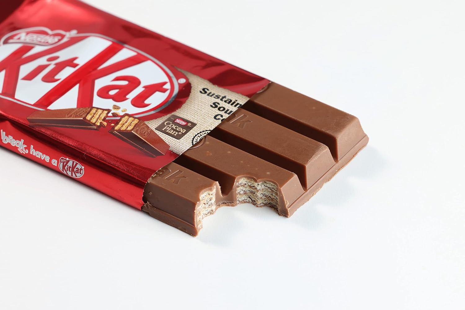 Nestlé Classic Chocolate Bars, Mjölkchoklad Crunchy Wafer Bars, förpackning med 48 (24 x 41,5 g)
