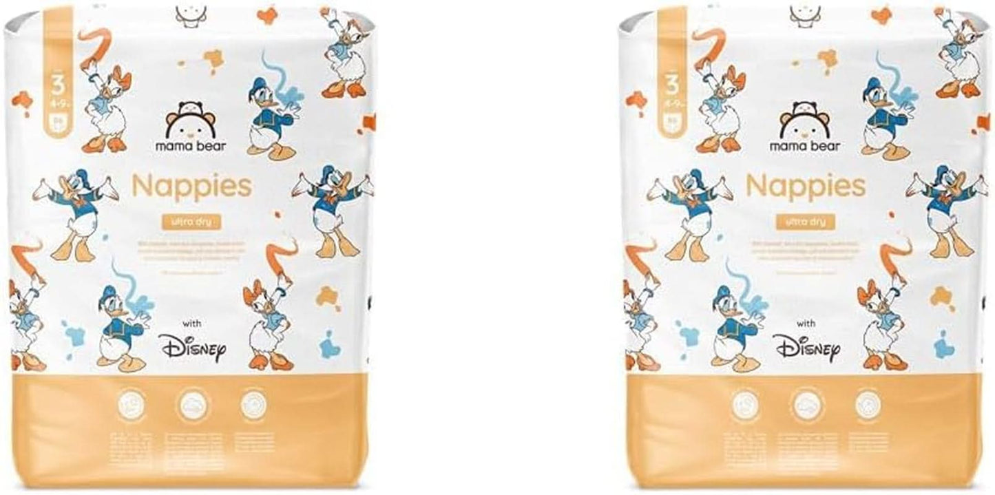 Blöjor Mama Bear Disney Ultra Dry storlek 4 (8-14 kg), vit, 84 st (1 förpackning)