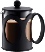 Bodum Kenya kaffebryggare - 1L / 8 koppar - Manuell fransk press Borosilikatglas och rostfritt stål - Tål diskmaskin - Tillverkad i Portugal