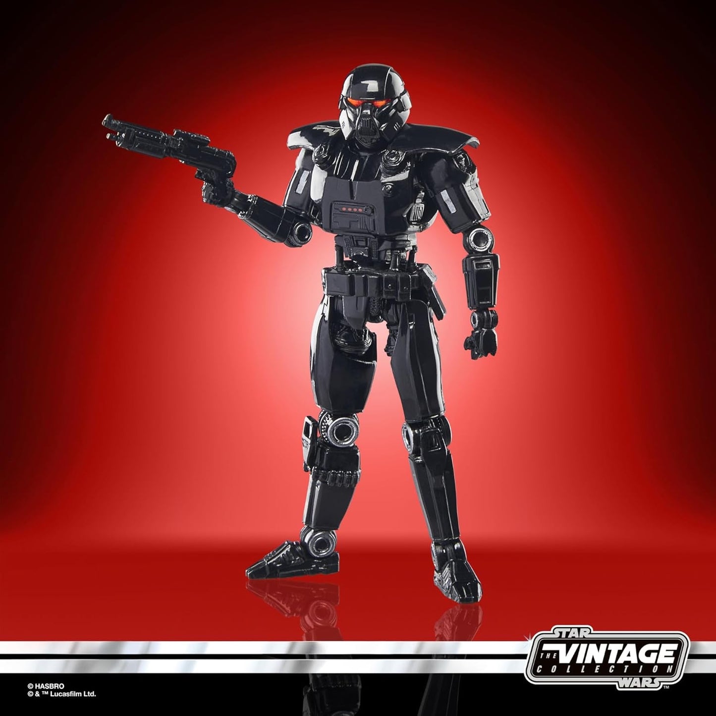 Star Wars Vintage Collection Dark Trooper Actionfigur för att samla The Mandalorian (Skala 9,5 Cm) Actionfigurer Naty Shop