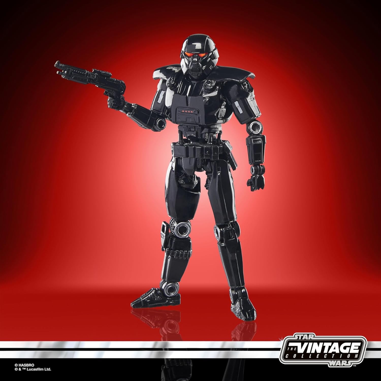 Star Wars Vintage Collection Dark Trooper Actionfigur för att samla The Mandalorian (Skala 9,5 Cm) Actionfigurer Naty Shop