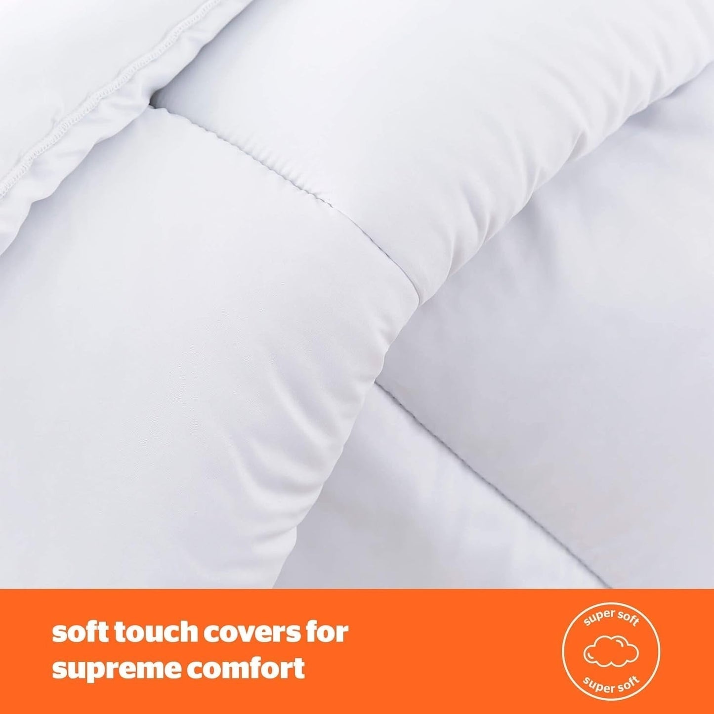 Silentnight so Snug 534222GE Täcken för king size-säng, 15 tog, varm, mysig, tjock, allergivänlig och maskintvättbar, vit, king size-säng täcken och täcken Naty Shop