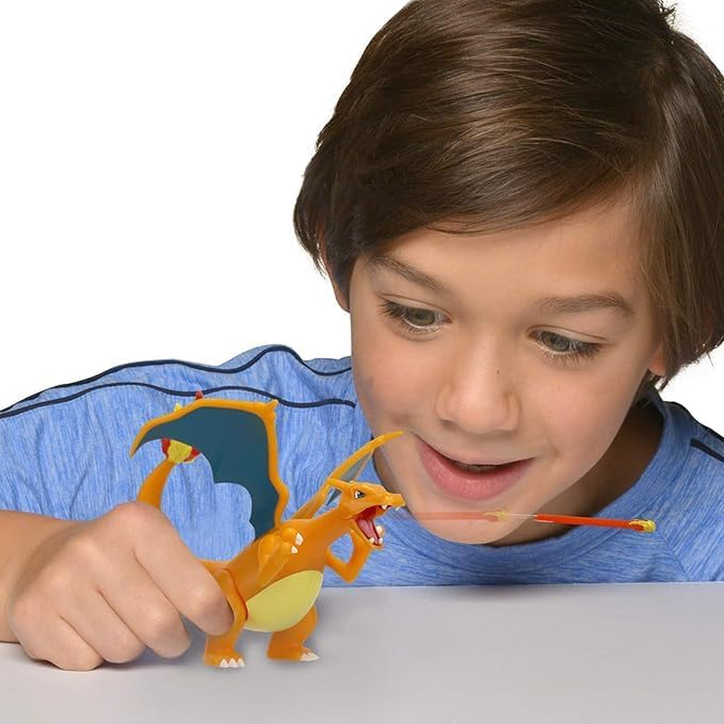Pokémon PKW0368 - Battle Feature Figure - Glurak Official Movable Figur 11,5 cm Actionfigurer Naty Shop