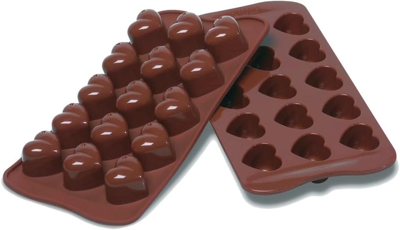Silikomart 194690, Chokladpraliner, Hjärta, 15 modeller Kitchen Naty Shop Hearts