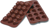 Silikomart 194690, Chokladpraliner, Hjärta, 15 modeller Kitchen Naty Shop Hearts