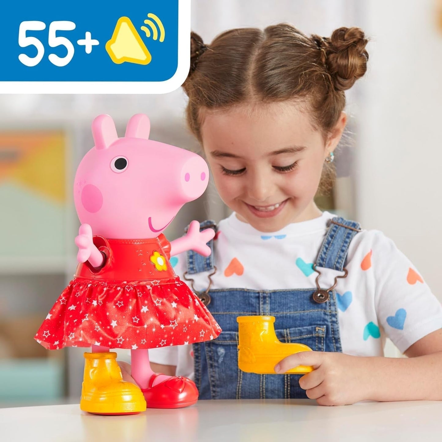 Peppa Pig Peppa'S Mud Puddle Party Doll - tysk version, rosa eller rosa Naty Shop Dolls