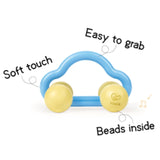 Hape Roll & Rattle Toy Car, Baby Toy Bebe Naty Shop Toys