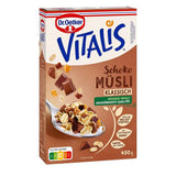 Dr. Oetker Vitalis Chokladmüsli Classic: Frukostmüsli med mjölk och mörk choklad, förpackning om 7 (7 x 600g)