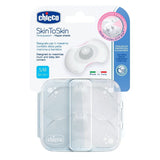 Chicco Skintoskin bröstvårtskydd, silikon, transparent, 6 st Mat och amningstillbehör Bebe Naty Shop