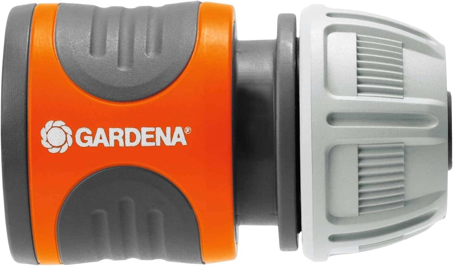 Gardena 13 mm (1/2 tum) och 15 mm (5/8 tum) slanganslutning: Push-in koppling för slangände, urtag för fastspänning, enkel montering, förpackad (18215-20)