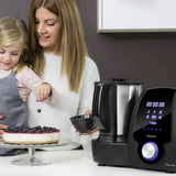 Cecotec Mambo 6090 Multifunktions-Küchenmaschine, 1700 W, 23 Funktioner, Krug Mit Fassungsvermögen 3,3 L, 3 Teller Gleichzeit, 10 Geschwindigkeitsstufen, Timer Kitchen Robots and Mixers Naty Shop