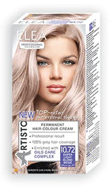 Color & Care permanent hårfärg 120ml, professionellt resultat, täckning av grått hår, berikad med oljevårdskomplex-Långvarig hårfärg (10.1 Super Light Ash Blonde) Naty Shop Hair Dye 10.72 Super Light Blonde Beige