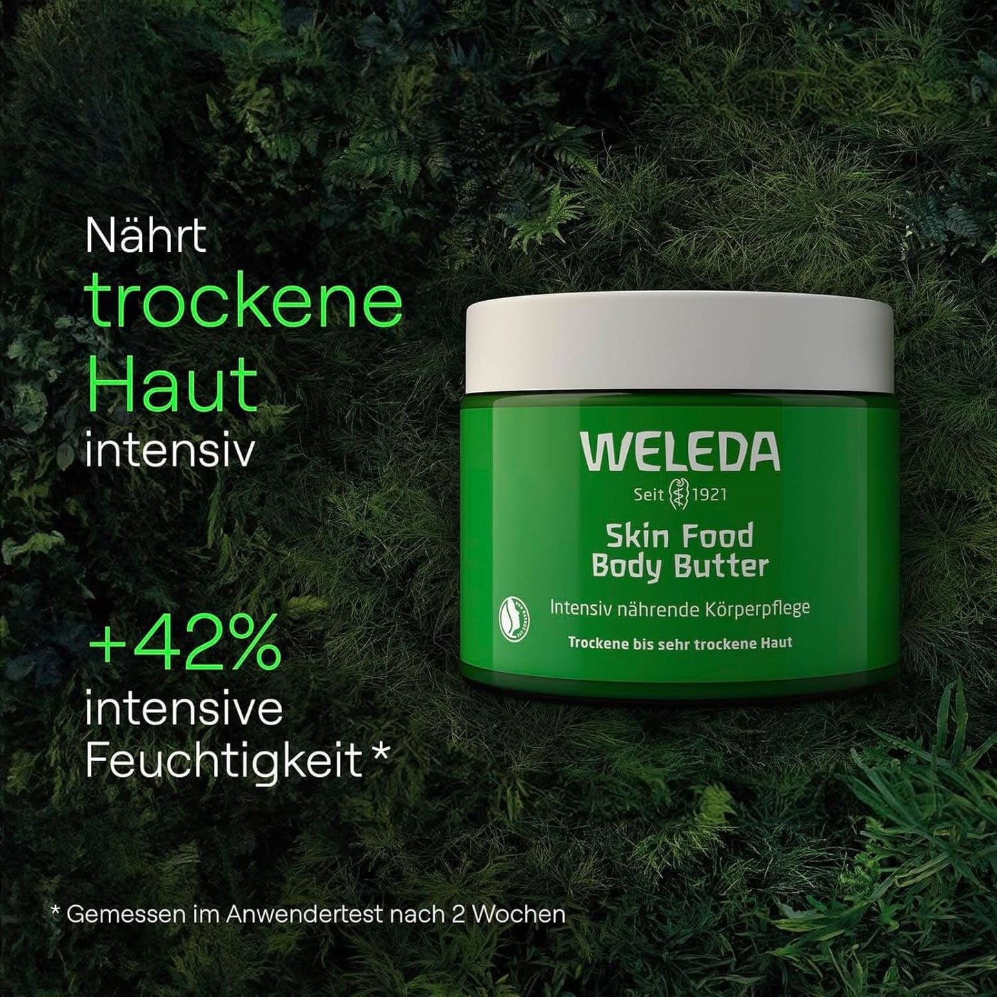 WELEDA Organic Skin Food Body Butter, Unisex kroppsvårdskräm för vård av torr och grov hud, 150 ml dusch och bad Naty Shop