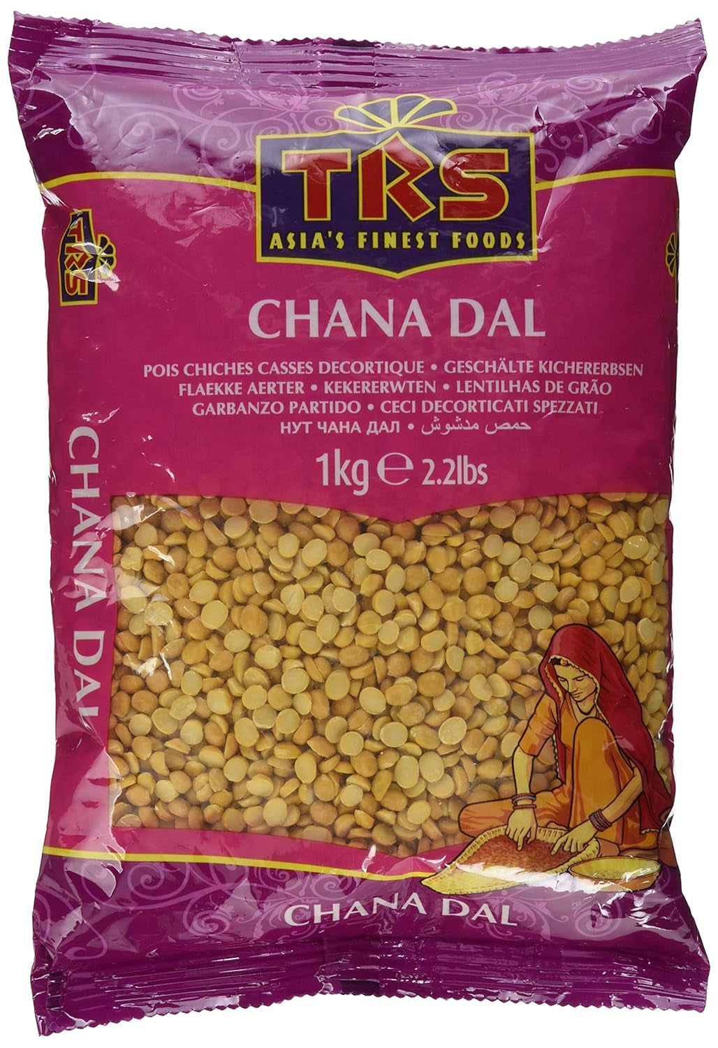 TRS - Kikärter (Chana Dal) - (1 x 1 kg)