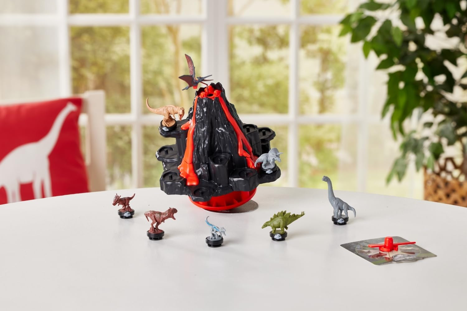 EPOCH-spel - Jurassic World Trembling Volcano 7509 Dinosaur Toy Board Game för barn från 4 år och uppåt