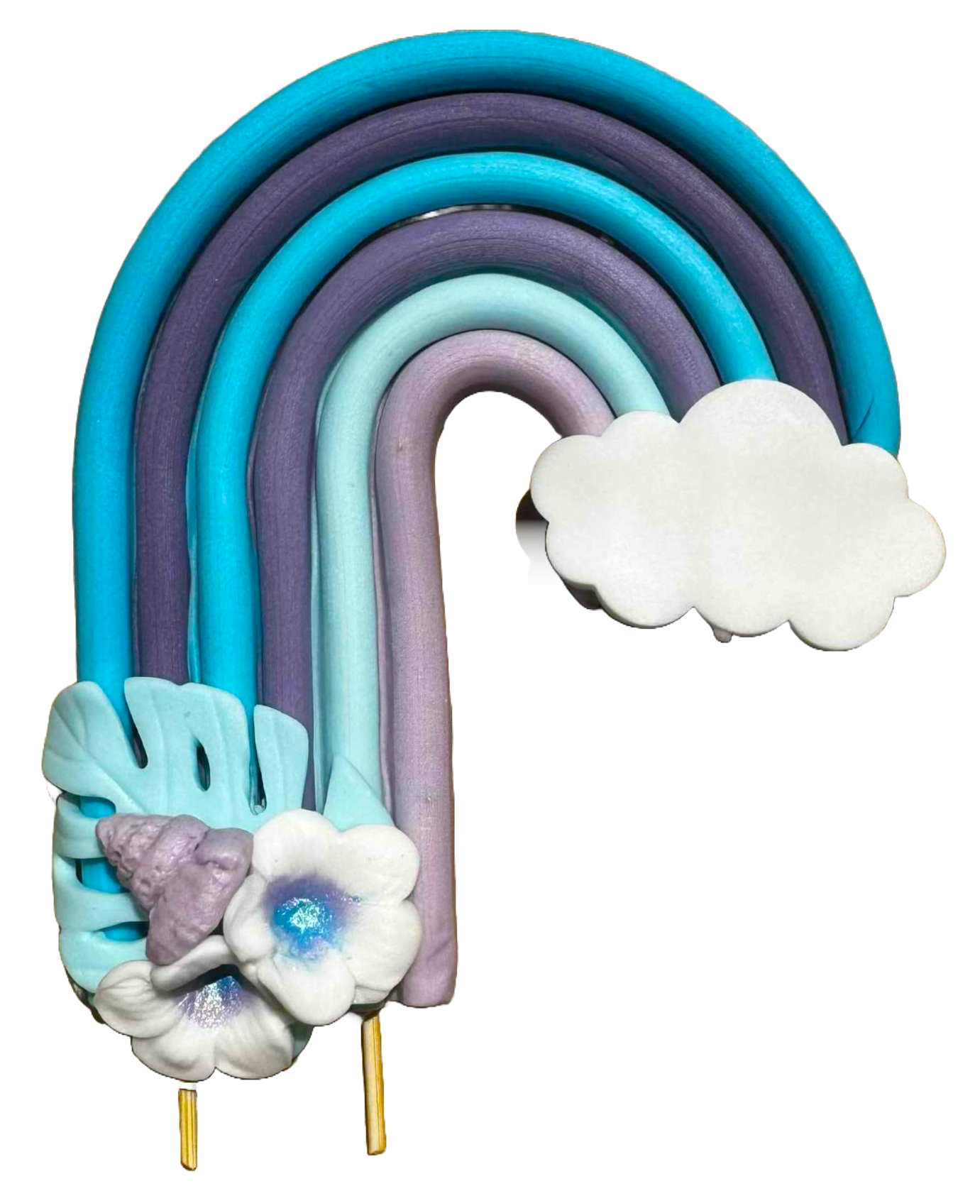 Ätlig dekoration, Rainbow Decorations från Sugar Paste Nati Shop