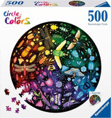 Ravensburger - Pussel för vuxna - Runt pussel med 500 bitar - Passar från 12 år - Insekter (färghjul) - Pussel tillverkat i Europa - 12000820 Puzzle Naty Shop