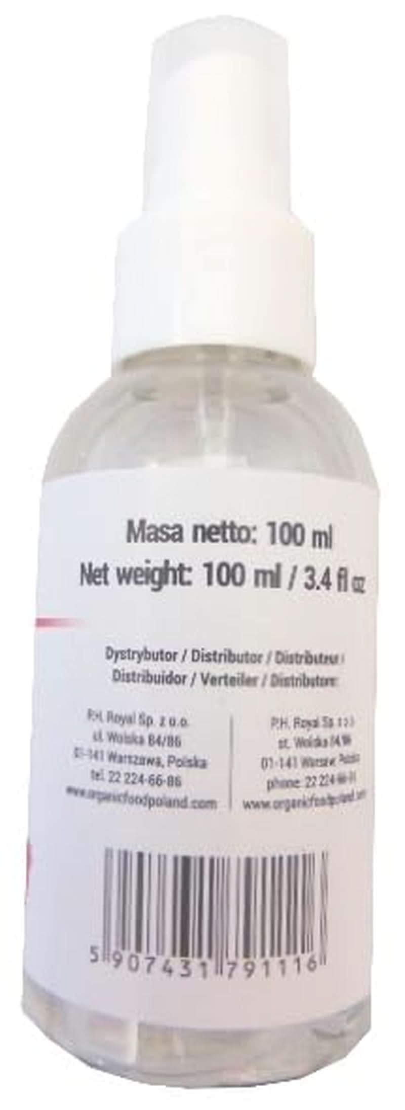 BIO Rosenvatten för matlagning och bakning, 100 ml Arome Naty Shop